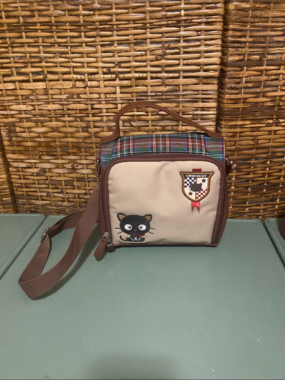 EUC Sanrio Chococat Lunchbox Crossbody adjustable strap